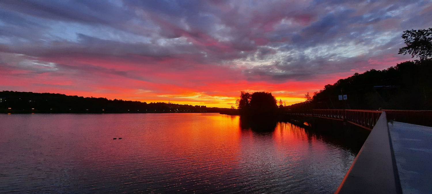 Lac Des Nations Du 28 Août 2021 5H53 (Vue Pp30) Au Parc Jacques Cartier De Sherbrooke