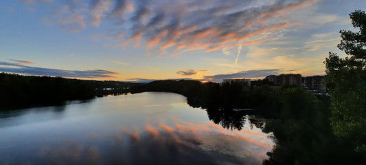 1 Septembre 2021 6H18 (Vue Sure) Rivière Magog Sherbrooke