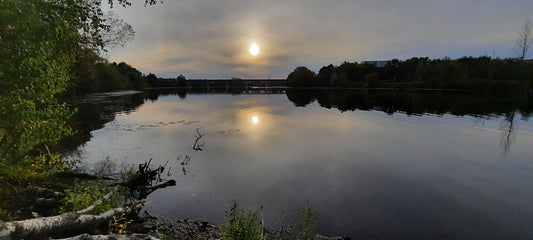 25 Septembre 2021 17H43 (Vue 0) Rivière Magog À Sherbrooke. Pont Jacques Cartier