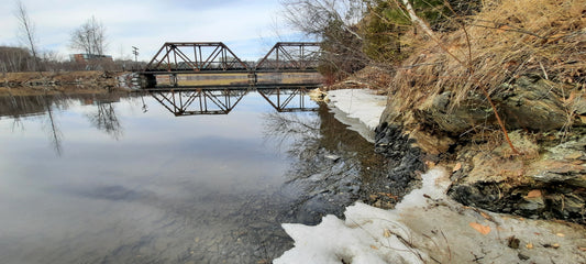 La Chaleur Du 23 Mars 2022 Et Le Pont Noir De Sherbrooke (Vue 1)