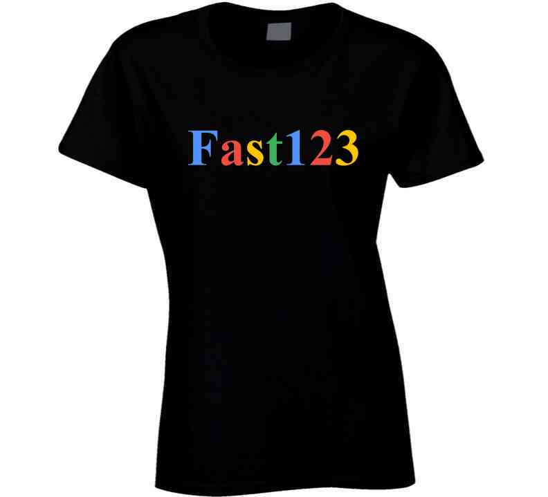 Fast123 T Shirt Ladies / Black Small T-Shirt